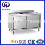 Stainless Steel Kitchen Cabinet With Sink thumbnail-1
