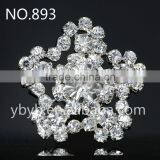 Hot Fix Aluminum Base Ceramic and Rhinestone Applique -893 thumbnail-1