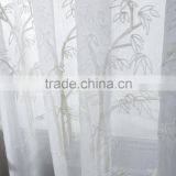 Chinese Style 100% Polyester Embroidered With Bamboo Sheer Fabric thumbnail-5
