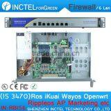 ROS 6 Gigabit Flow Control Router I5 3470 Cpu 1000M 6 82574L 2 Groups Bypass Model Number IN-RBI56