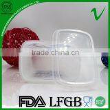 PP Disposable Square White Empty Food Plastic Container With Silk Screen Printing thumbnail-6