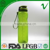 PCTG wide-mouth empty round 32oz plastic water bottle bpa free