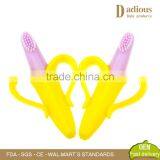 High Quality Eco-friendly Soft Silicone Banana Toothbrush thumbnail-3