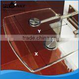 Bathroom Accessories Acrylic Seat Pad Bracket Wall Mounted Stainless Steel Bathroom Shower Chair thumbnail-1