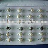 Pearl Ring/freshwater Pearl Jewelry thumbnail-1
