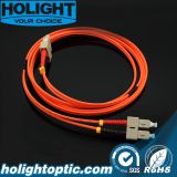 Fiber Optical Patch Cord Sc to Sc Multimode Duplex Orange