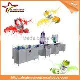 Sparkling Beverage Filling Production Line Washing Pulp Filling Carbonated Capping 4-in-1monobloc(CGF16/12/12/6) thumbnail-5
