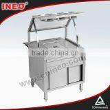 Single Pan Buffet Bain Marie Food Warmer(INEO Are Professional on Commercial Kitchen Project) thumbnail-1