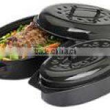 Chicken Baking Oval Enamel Roaster Pan Ovenware thumbnail-3