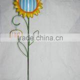 2015 Newest Metal Flower Garden Decoration Stake Garden Decoration Flower Metal Decorative Flower Stakes Garden Stakes thumbnail-3