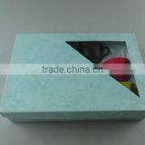 Matte Colorful Ceramic Coffee Cup Set, Mini Ceramic Cup and Saucer Box thumbnail-2