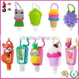 New product cute holder 29ml antibacterial alcohol gel hand sanitizer silicone case for BBW