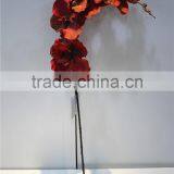 Home Garden Decoration 90cm Hight Dark Purple Gold String Ascocenda Artificial Wedding Flowers EQDL03 0401 thumbnail-4