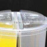 700ml Two Compartment Cup Plastic Juice Cup With Straw & Dome & Flat Lid thumbnail-6