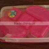 Plastic Mini Combine Bento Storage Lunch Box and Food Meal Prep Container Set Boite a Vivres Die Kasserolle thumbnail-3