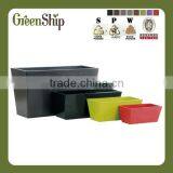 Decorative Large Rectangular and Square Indoor Colorful Painting Planter Box thumbnail-2