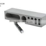 Simple Rectangular Cement Office Stationery Pen Holder thumbnail-2