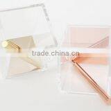New Design Custom Clear Acrylic Stationery Office/Stationery Wholesale thumbnail-3