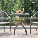 Outdoor Home Furniture Wicker Dining Table And Chairs Garden Rattan Furniture thumbnail-1