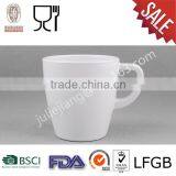 One Handle White Melamine Cup for Tableware thumbnail-1