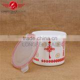 Household Eco-friendly 4pcs Round Plastic Preservation Box/ Fressness Bowl /crisper Mould thumbnail-4