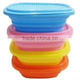 Silicone Collapsible Bowl / Folded Bowl for Picnic thumbnail-1