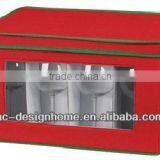 CANVAS STEMWARE BALLON/GOBLET CHEST W/HANDLE thumbnail-1