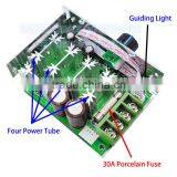 PWM DC Motor Speed Controller 12-50V 30A 500W Metal Switch Dimmer Governor thumbnail-2