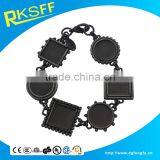 Zinc Alloy Gun Metal Plating Jewelry Gift Bracelets and Photo Frame thumbnail-1