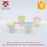 High Quality Promotion White Ceramic Decorative Egg Cups for Gifts and Tableware thumbnail-6