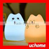 UCHOME China Wholesale Auto Change Color Silicone Night Light For Gift Promotion thumbnail-3