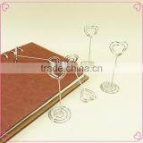 Novely Sweett Heart Shape Metal Wire Money Clips