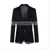 2016 New Arrival Mens Pinstripe Notch Lapel Fasion Suits Slim Cut Two Vents Suit Fancy Blazer for Mens thumbnail-6