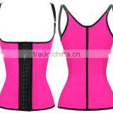 Hot Sale Women's 3 Hooks Latex Rubber Trainer Shapewear Workout Waist Cincher thumbnail-3