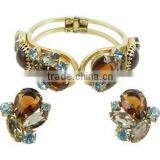 K9 Crystal Smoke Topaz Tear Drop Point Back Chaton Stone Jewelry Glass Stone thumbnail-5