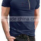 Curved Hem Blank Distressed t Shirts Mock Holes Longline Tee thumbnail-6