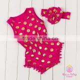 Wholesale Baby Pompom Bodysuit,cute Girl Baby Pompom Romper Baby Suit