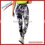 2016 Best Selling Lady's Sublimation Custom Compression Tights thumbnail-2