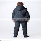 Hot Sale Wholesale Warm Up Sets Sports Suit Jacket Sweater Coat & Pants Winter Wool Sets For Boy thumbnail-2