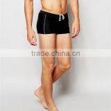 Wholesale Mens Super Short Hipster Swim Shorts In Black thumbnail-2