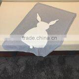 Hot-selling Lovely Personalized Baby Cartoon Rabbit Jacquard Throw Blanket thumbnail-4