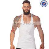 Soft Cotton Custom Gym Singlet Tank Top for Men Custom Gym Singlet Plain Tank Top thumbnail-3