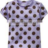 BABIES DOT PRINTED T SHIRT WITH PLACKET OPEN AT SHOULDERS thumbnail-1
