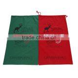 Personalized Canvas Santa Sack With Red Drawstring thumbnail-6
