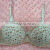 Europe Lady Sexy Gathered Lingerie Bra Sets Lace Bandage Bra Sets thumbnail-2