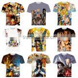 Unisex All Kinds of Short Sleeve 3D Cosplay t Shirt M-2XL thumbnail-1