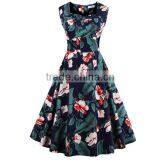 Walson 2017 Sleeveless Printed Summer Women Dresses thumbnail-1