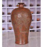 Grape Fruit Chinese Hand Painting Bone China Vase Decorative Vase thumbnail-1