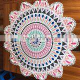 Super Soft Wholesale Round Beach Blanket Wholesale thumbnail-2