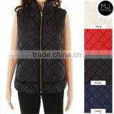 Factory Wholesale LOW MOQ Custom Design Winter Lady Quilted Vest thumbnail-4